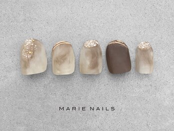 マリーネイルズ 大阪梅田店(MARIE NAILS)/新規様8000円 1003f　くすみ