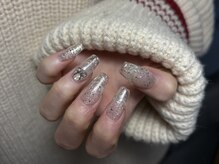 エタネイルトウキョウ 浅草(ete nail tokyo)/ワンカラー＋パーツ