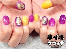 ネイルマフィア 渋谷(NAIL MAFIA)/ニュアンスキラキラシェルアート