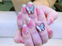 ネイルサロン ジェイ(Nail Salon J)/マグネットフレンチチークネイル