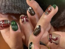 ルカ 原宿(lux)/持ち込みクリスマスネイル
