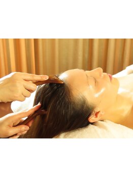 ヘッドスパで癒されたい