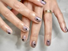 リライトネイル(Relight nail)/偏光パール×個性派ネイル