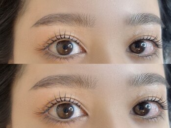 垢抜ける眉毛デザイン/まつ毛パーマ/まつエク La:ciel ラシエル箱崎店の写真/【ダメージを抑えた究極のまつげパーマ】1人1人に合わせたデザインをご提案♪なりたい目元を叶えます!