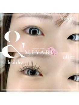 ミヤビ 神楽坂(MIYABI)の写真/【10/2 OPEN】勝どきの人気店が神楽坂に♪豊富なパーマロッド×似合わせ技術でキュートな目元に