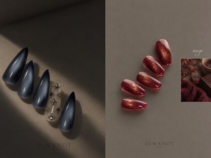 SUN KNOT nail 大和高田 /フィルイン/マグネット/長さだし/持ち込み/ジェルネイルの写真