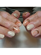 アンベリール ネイルサロンアンドスクール(embellir)/逆フレンチミラー