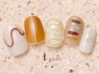 アイネイルズ 町田店(I nails)/韓国風淡色ブラウン10480円