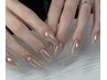 ハンド◇ミラーワンカラーネイル ￥8000