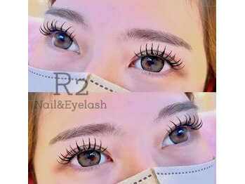アイラッシュサロンアールツー(eyelash salon R2)の写真/◆モチにお悩みの方必見◆他店オフ込み*付け放題！キープ力に自信アリ♪大人気フラットラッシュもご用意◎