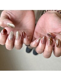 水彩ニュアンスネイル