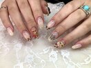 ヒョウ柄ネイル