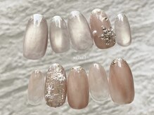 エムドットネイル 池袋(m.nail)/ツイードマグアシメ/10500円