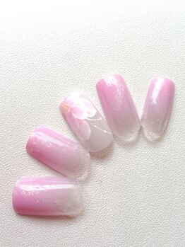 アンベリール ネイルサロンアンドスクール(embellir)/春のフラワーネイル