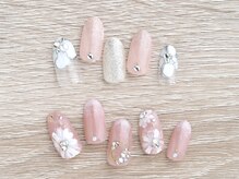 ネイルサロンアンドスクール ミュー(Nail Salon & school mieux)/フラワーネイル♪