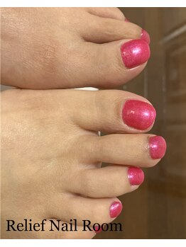 リリーフネイルルーム(RELiEF NAiL ROOM)/フットワンカラーコース