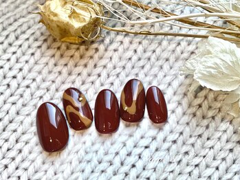 ヴィガー アンド ルックス 白金 目黒(Vigor&Looks)/ニュアンス ボルドー シンプル