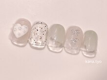 リンクネイル 渋谷(LINK NAIL)/バレンタインデザイン☆¥6930
