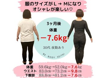 美ボディ整体院/30代エッセンシャルワーカー夜勤