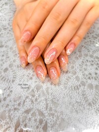 ラメホログラデーション