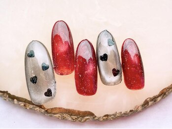 ネイルサロンフォーユー(for u)/ハートネイル¥6980