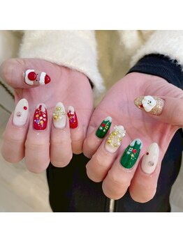 Xmasネイル/ポップネイル