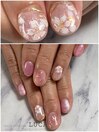 W-605 ニュアンス大人桜ネイル