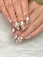 タムタムネイル 本厚木(Tam Tam Nail)/マグネット＋グラデ＋パーツ