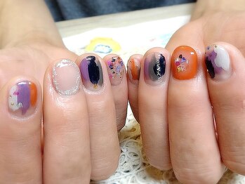 アミュリー ネイル アトリエ(Amury nail atelier)/ちぐはぐ ニュアンス シアー
