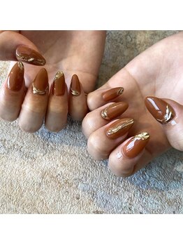 プライベートネイルサロン キャンバス(CANVAS)/ミラーネイル