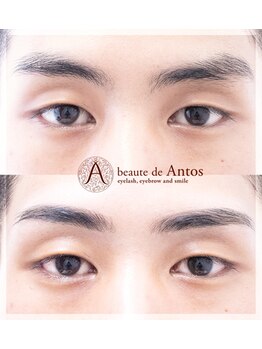ボーテ ド アントス beaute de Antos/【メンズ眉】一重まぶたに合う眉