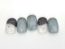 Cコース6500円ニュアンスネイル