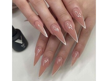 ヘブン ネイル 鶯谷(HEAVEN Nail)/ゴージャスで優しいデザイン