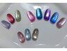 【フットネイル】ワンカラーマグネットネイル¥6500