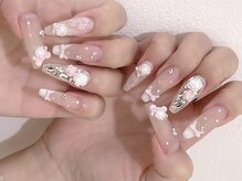 アイネイルズ 四条河原町店(I-nails)/ピンクガーリーネイル