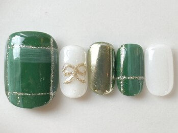 さりげなくリボン