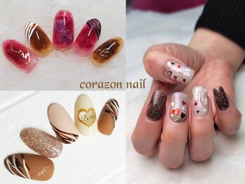コラソンネイル(corazon nail)の写真/《持ち込みOK◎》短くてもとびきりオシャレで可愛い♪豊富なデザインはフォトギャラをチェック!