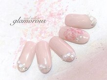 ネイルグラマラス 西新井店/《パラジェル》桜 上品 シンプル