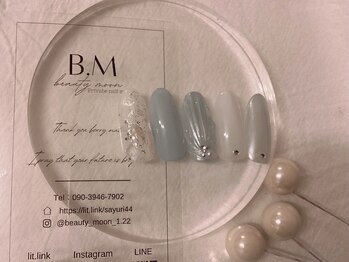 ビューティームーン(beauty moon)/大人可愛ぃカラーで人魚ネイル＊