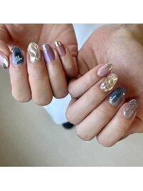 ミラーアートネイル