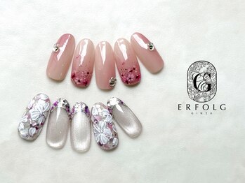 ネイルサロン エアフォルク 銀座(Erfolg)/お花ネイル
