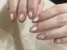 ネイルサロン モネ(Monet)/マグネット＋スキニーフレンチ