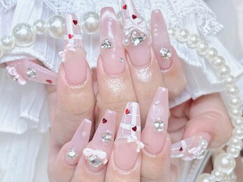 メロディービューティーサロン(Melody)/バレンタイン/いちごネイル