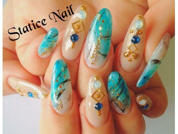 スターチス ネイル(Statice Nail)/スカルプチャーフルセット