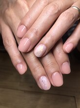 ネイルズコクーン(nailsCOCOON)/キラキラマーブルネイル