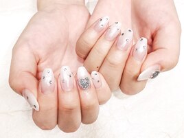 ホワイトグラデ♪