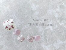 スリー(THREE)/March 2023/nail desing