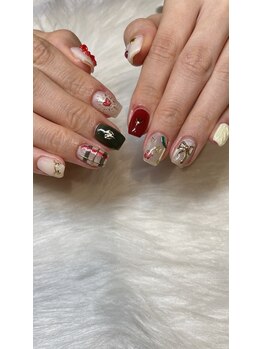 クリスマスネイル