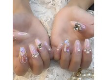 ローラネイル(Roller nail)/ジェルミラーコース¥7000