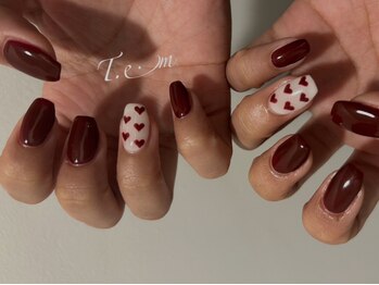 ネイルアトリエ トワエモア(Nail Atelier Toi Et Moi)/ボルドー